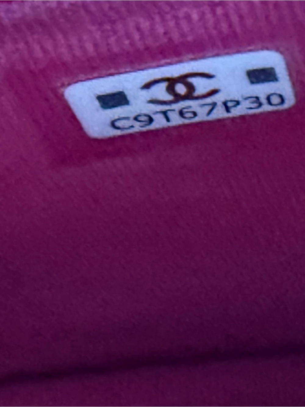 CHANEL Hot Pink Quilted Caviar Micro Mini Flap Bag with Gold Chain - Picture 7 of 9
